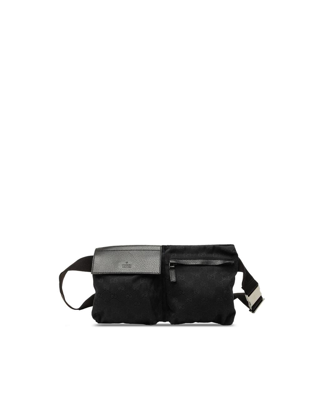 Gucci Gg Canvas Double Pocket Belt Bag #362567G57B